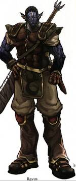 The Halfdragon Warrior Ravus